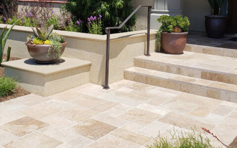 Travertine Pavers & Wall Caps